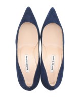 MANOLO BLAHNIK（マノロ　ブラニク）パンプス 紺 サイズ:EU38(24.5cm位) レディース/2200643157149
