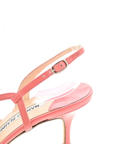 MANOLO BLAHNIK（マノロ　ブラニク）サンダル ピンク サイズ:EU34 1/2(21cm位) レディース/2200600136125