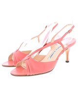 MANOLO BLAHNIK（マノロ　ブラニク）サンダル ピンク サイズ:EU34 1/2(21cm位) レディース/2200600136125