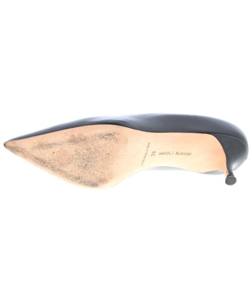 MANOLO BLAHNIK（マノロ　ブラニク）パンプス 黒 サイズ:EU38(24.5cm位) レディース/2200611842039