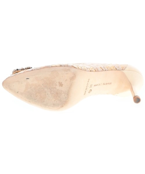 MANOLO BLAHNIK（マノロ　ブラニク）パンプス ベージュ サイズ:EU36(22.5cm位) レディース/2200621805017