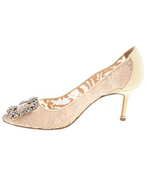 MANOLO BLAHNIK（マノロ　ブラニク）パンプス ベージュ サイズ:EU36(22.5cm位) レディース/2200621805017