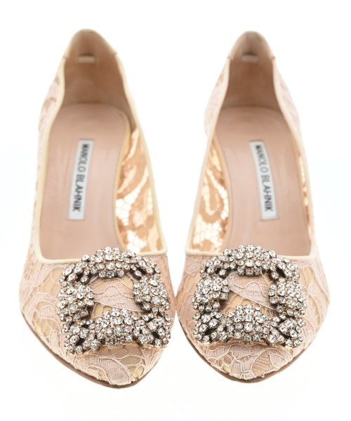 MANOLO BLAHNIK（マノロ　ブラニク）パンプス ベージュ サイズ:EU36(22.5cm位) レディース/2200621805017