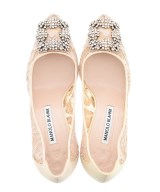 MANOLO BLAHNIK（マノロ　ブラニク）パンプス ベージュ サイズ:EU36(22.5cm位) レディース/2200621805017