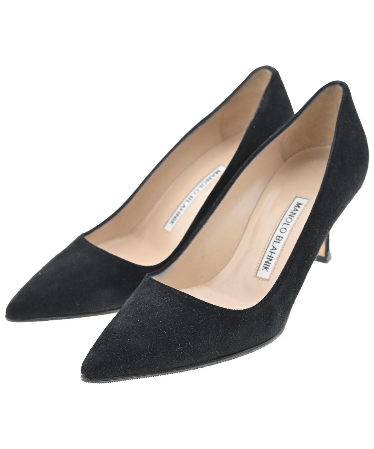 【2022.9購入102000円】MANOLO BLAHNIK定番黒パンプス38 MANOLO BLAHNIK（マノロ ブラニク）パンプス 黒 サイズ:EU35(21.5cm位