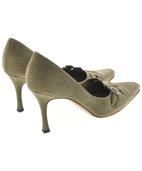 MANOLO BLAHNIK（マノロ　ブラニク）パンプス カーキ サイズ:EU36 1/2(23cm位) レディース/2200625345168