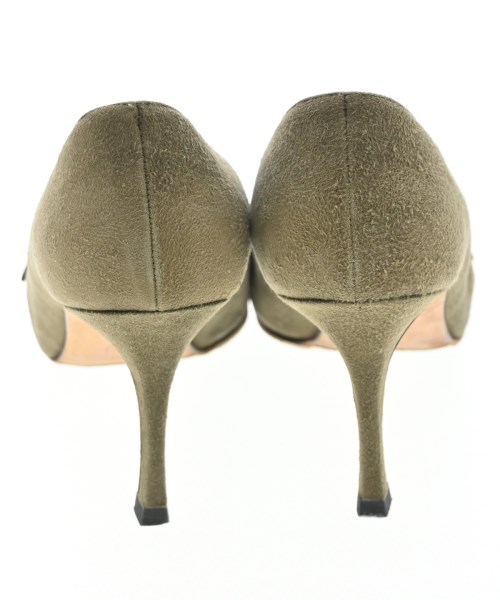 MANOLO BLAHNIK（マノロ　ブラニク）パンプス カーキ サイズ:EU36 1/2(23cm位) レディース/2200625345168