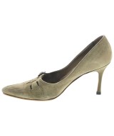 MANOLO BLAHNIK（マノロ　ブラニク）パンプス カーキ サイズ:EU36 1/2(23cm位) レディース/2200625345168