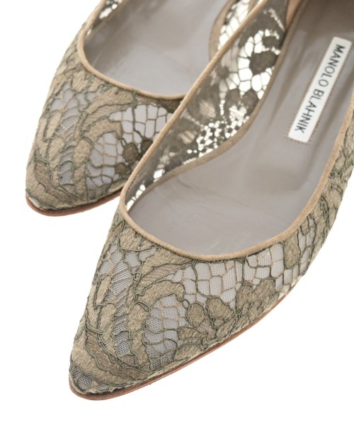 MANOLO BLAHNIK（マノロ　ブラニク）パンプス カーキ サイズ:EU36(22.5cm位) レディース/2200627489013