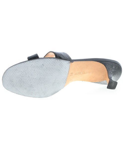 MANOLO BLAHNIK（マノロ　ブラニク）サンダル 黒 サイズ:EU36(22.5cm位) レディース/2200628536044
