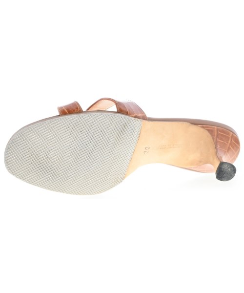 MANOLO BLAHNIK（マノロ　ブラニク）サンダル 茶 サイズ:EU36(22.5cm位) レディース/2200628536051