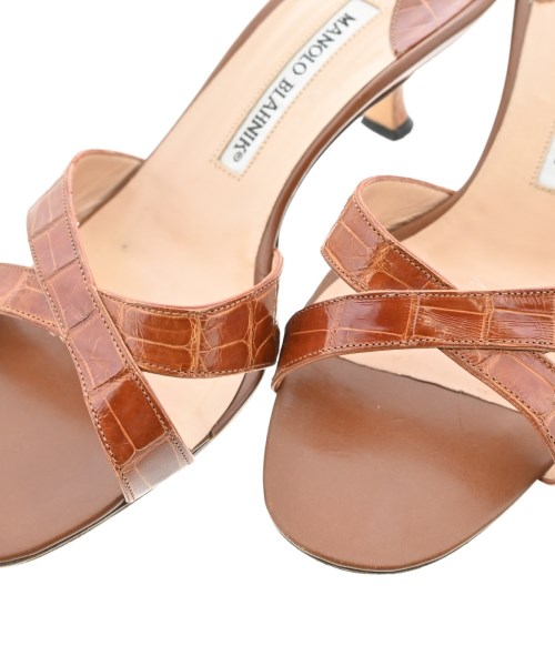 MANOLO BLAHNIK（マノロ　ブラニク）サンダル 茶 サイズ:EU36(22.5cm位) レディース/2200628536051