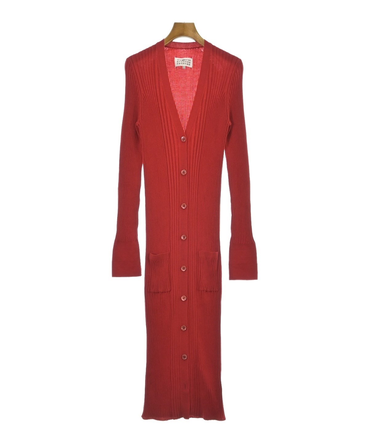 Maison Margiela（メゾンマルジェラ）カーディガン 赤 サイズ:-(XS位