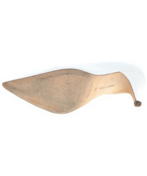 MANOLO BLAHNIK（マノロ　ブラニク）パンプス 白 サイズ:EU36(22.5cm位) レディース/2200628794055