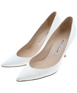 MANOLO BLAHNIK（マノロ　ブラニク）パンプス 白 サイズ:EU36(22.5cm位) レディース/2200628794055