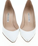MANOLO BLAHNIK（マノロ　ブラニク）パンプス 白 サイズ:EU36(22.5cm位) レディース/2200628794055