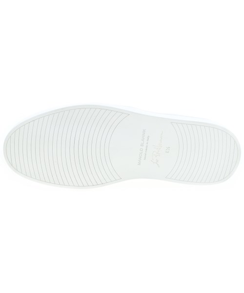 MANOLO BLAHNIK（マノロ　ブラニク）スニーカー 白 サイズ:UK6 1/2(25cm位) メンズ/2200629605022