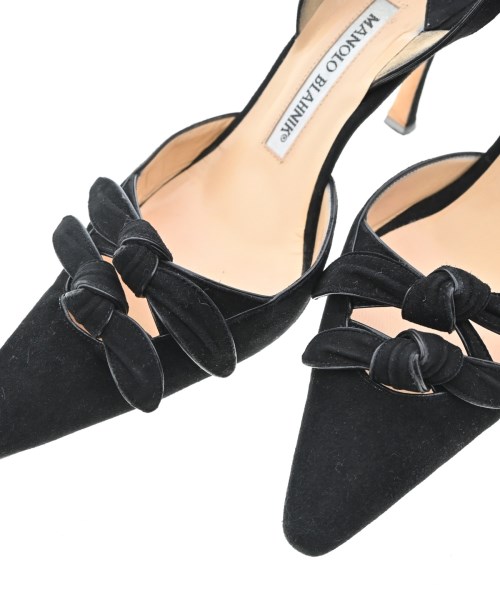 MANOLO BLAHNIK（マノロ　ブラニク）パンプス 黒 サイズ:EU37 1/2(24cm位) レディース/2200619171452