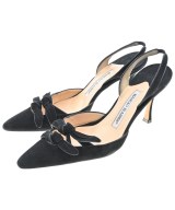 MANOLO BLAHNIK（マノロ　ブラニク）パンプス 黒 サイズ:EU37 1/2(24cm位) レディース/2200619171452