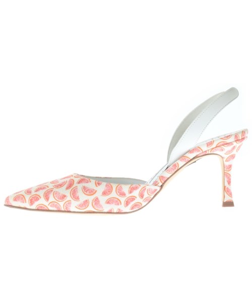 MANOLO BLAHNIK（マノロ　ブラニク）サンダル 白 サイズ:EU37(23.5cm位) レディース/2200631204756