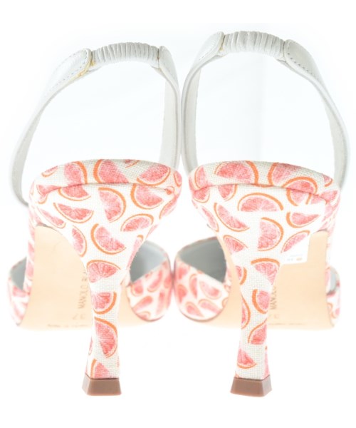 MANOLO BLAHNIK（マノロ　ブラニク）サンダル 白 サイズ:EU37(23.5cm位) レディース/2200631204756