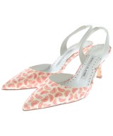 MANOLO BLAHNIK（マノロ　ブラニク）サンダル 白 サイズ:EU37(23.5cm位) レディース/2200631204756