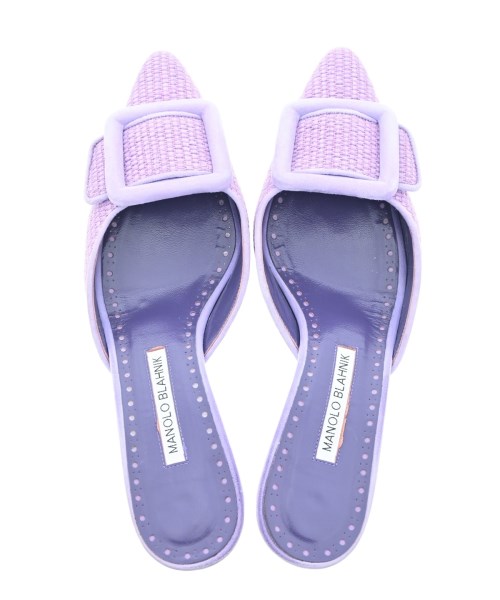 MANOLO BLAHNIK（マノロ　ブラニク）パンプス 紫 サイズ:EU36 1/2(23cm位) レディース/2200609861097