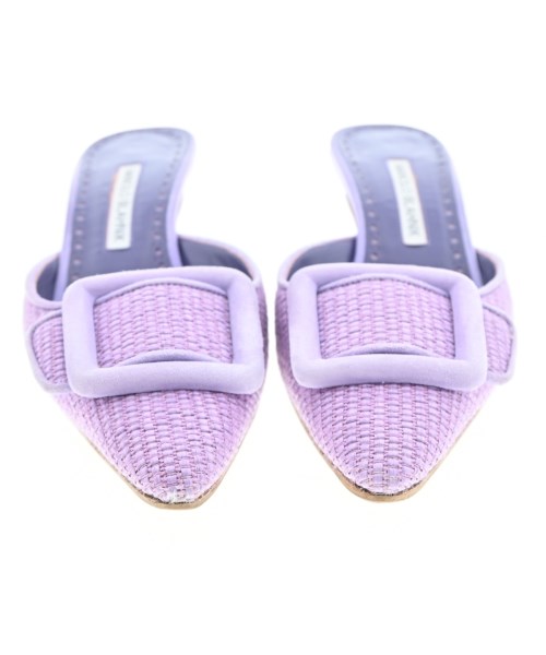 MANOLO BLAHNIK（マノロ　ブラニク）パンプス 紫 サイズ:EU36 1/2(23cm位) レディース/2200609861097