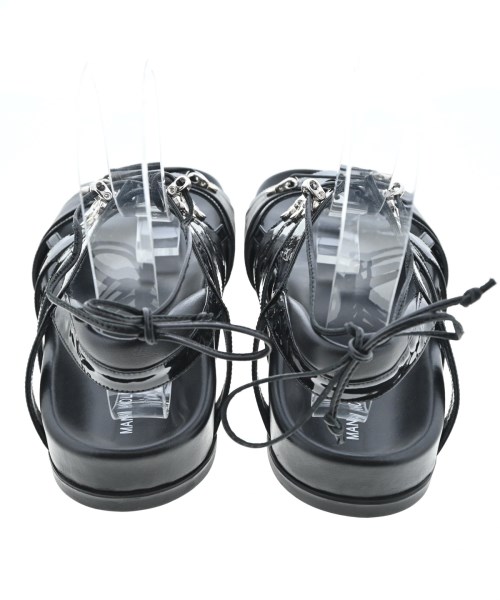 MANOLO BLAHNIK（マノロ　ブラニク）サンダル 黒 サイズ:EU38(24.5cm位) レディース/2200610704529