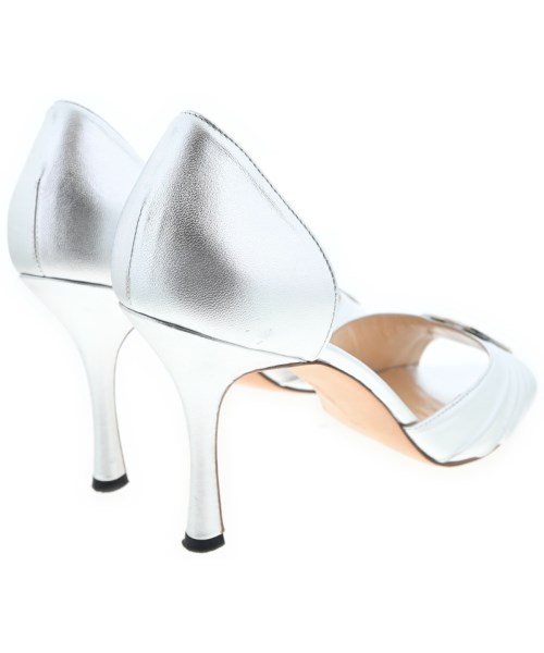 MANOLO BLAHNIK（マノロ　ブラニク）サンダル シルバー サイズ:EU38 1/2(25cm位) レディース/2200615916491