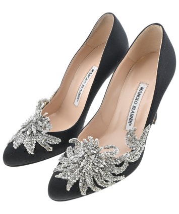 ☆超美品☆ MANOLO BLAHNIK マノロブラニク パンプス MANOLO BLAHNIK（マノロ ブラニク）パンプス 黒 サイズ:EU35 1/2(22cm