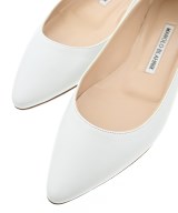 MANOLO BLAHNIK（マノロ　ブラニク）パンプス 白 サイズ:35(22cm位) レディース/2200619362157