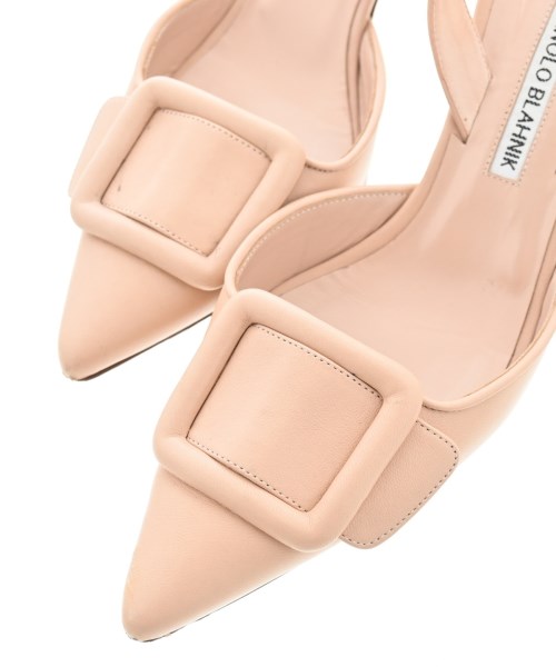 MANOLO BLAHNIK（マノロ　ブラニク）パンプス ピンク サイズ:EU37 1/2(24cm位) レディース/2200620639033