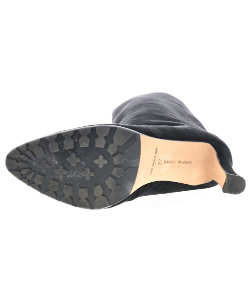 MANOLO BLAHNIK（マノロ　ブラニク）ブーツ 黒 サイズ:EU37(23.5cm位) レディース/2200600629160