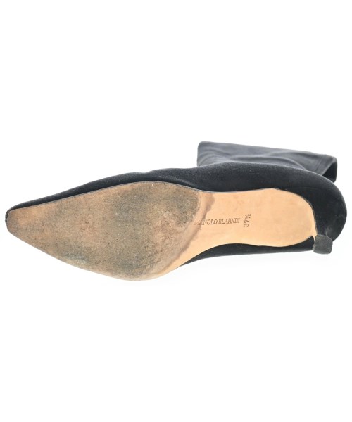 MANOLO BLAHNIK（マノロ　ブラニク）ブーツ 黒 サイズ:37 2/1(24cm位) レディース/2200604178046
