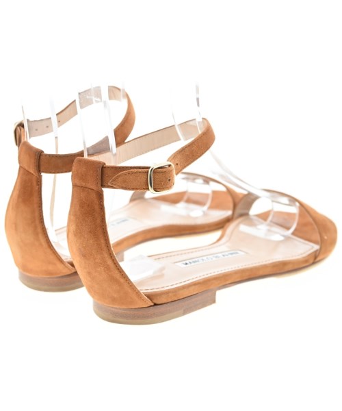 MANOLO BLAHNIK（マノロ　ブラニク）サンダル 茶 サイズ:EU37(23.5cm位) レディース/2200608506067
