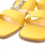 MANOLO BLAHNIK（マノロ　ブラニク）サンダル 黄 サイズ:EU37(23.5cm位) レディース/2200609596050