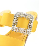 MANOLO BLAHNIK（マノロ　ブラニク）サンダル 黄 サイズ:EU37(23.5cm位) レディース/2200609596050
