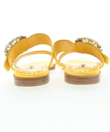 MANOLO BLAHNIK（マノロ　ブラニク）サンダル 黄 サイズ:EU37(23.5cm位) レディース/2200609596050