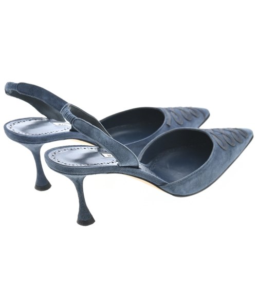 MANOLO BLAHNIK（マノロ　ブラニク）パンプス 紺 サイズ:EU37 1/2(24cm位) レディース/2200668892018