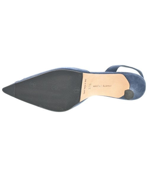 MANOLO BLAHNIK（マノロ　ブラニク）パンプス 紺 サイズ:EU37 1/2(24cm位) レディース/2200668892018