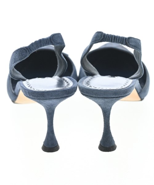 MANOLO BLAHNIK（マノロ　ブラニク）パンプス 紺 サイズ:EU37 1/2(24cm位) レディース/2200668892018