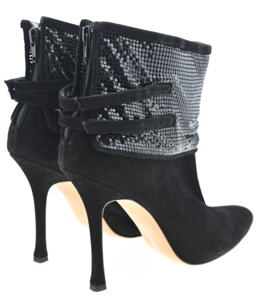 MANOLO BLAHNIK（マノロ　ブラニク）ブーティ 黒 サイズ:EU38(24.5cm位) レディース/2200668074391