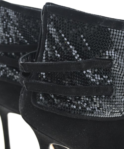 MANOLO BLAHNIK（マノロ　ブラニク）ブーティ 黒 サイズ:EU38(24.5cm位) レディース/2200668074391