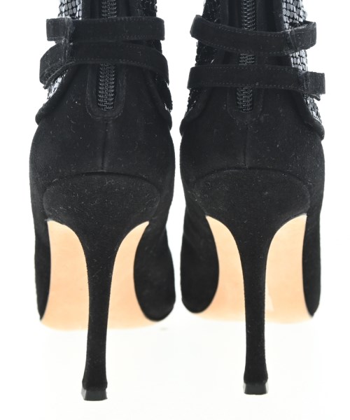 MANOLO BLAHNIK（マノロ　ブラニク）ブーティ 黒 サイズ:EU38(24.5cm位) レディース/2200668074391