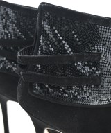 MANOLO BLAHNIK（マノロ　ブラニク）ブーティ 黒 サイズ:EU38(24.5cm位) レディース/2200668074391