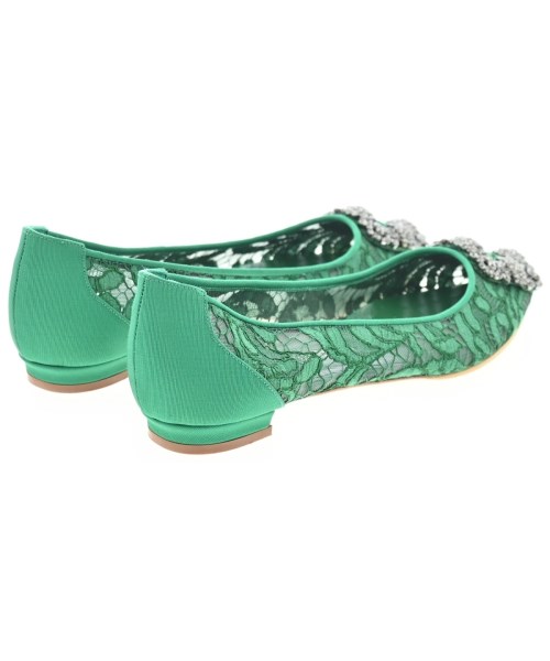 MANOLO BLAHNIK（マノロ　ブラニク）パンプス 緑 サイズ:EU35 1/2(22cm位) レディース/2200677456041