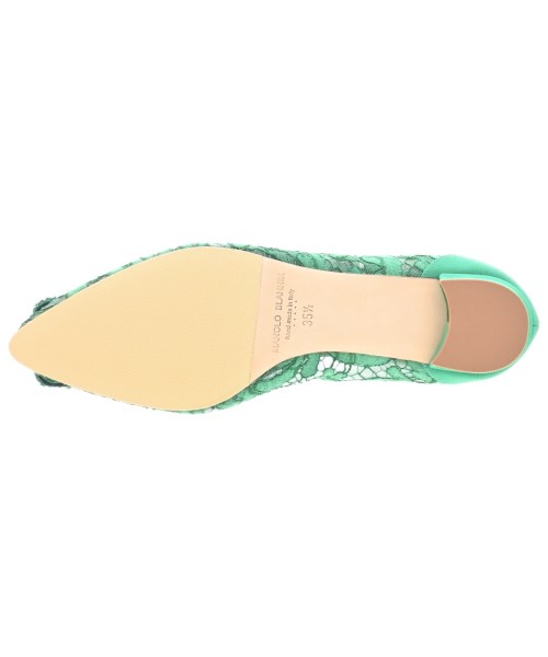 MANOLO BLAHNIK（マノロ　ブラニク）パンプス 緑 サイズ:EU35 1/2(22cm位) レディース/2200677456041