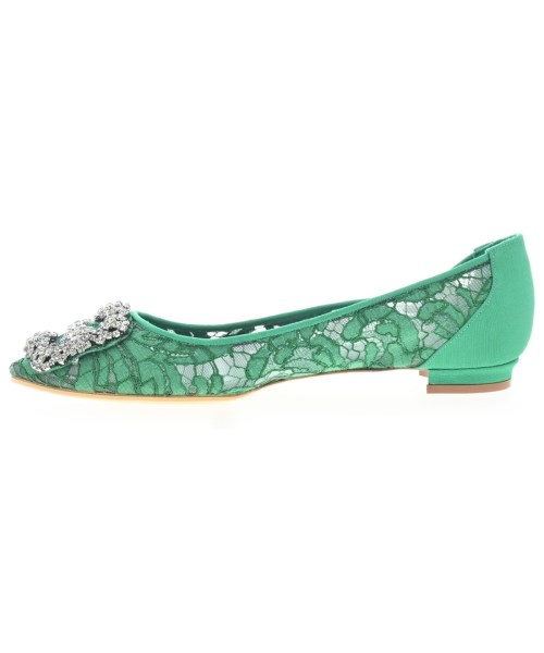 MANOLO BLAHNIK（マノロ　ブラニク）パンプス 緑 サイズ:EU35 1/2(22cm位) レディース/2200677456041