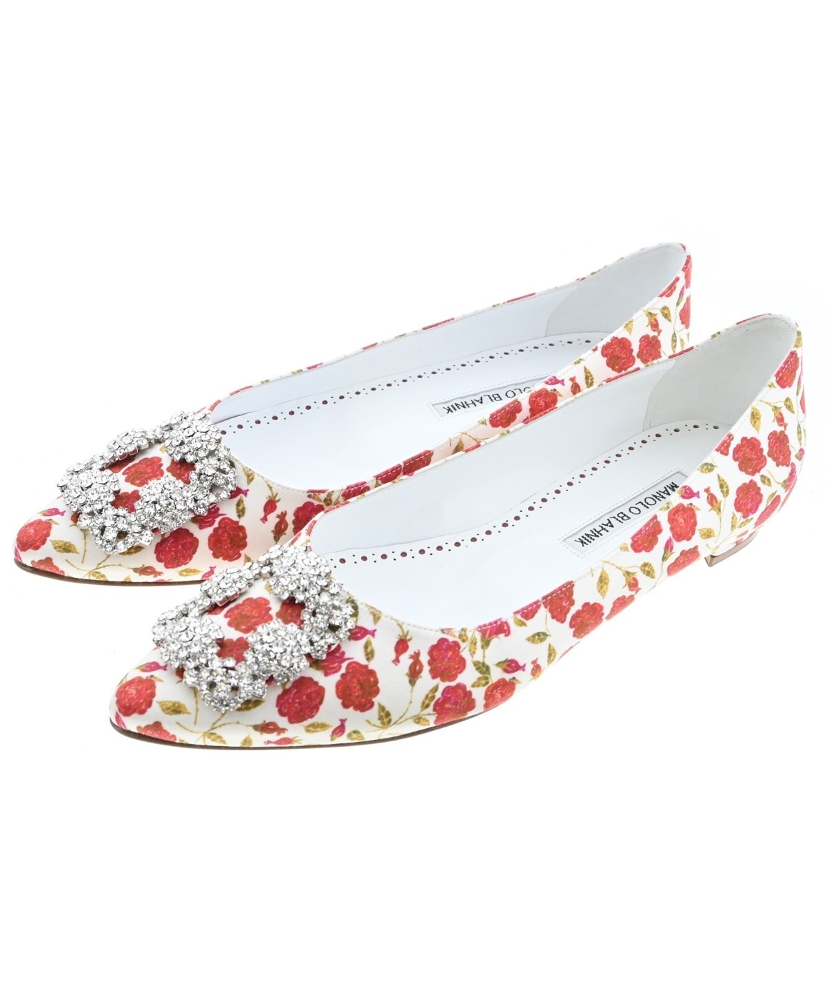 MANOLO BLAHNIK（マノロ ブラニク）パンプス 白 サイズ:EU37 1/2(24cm